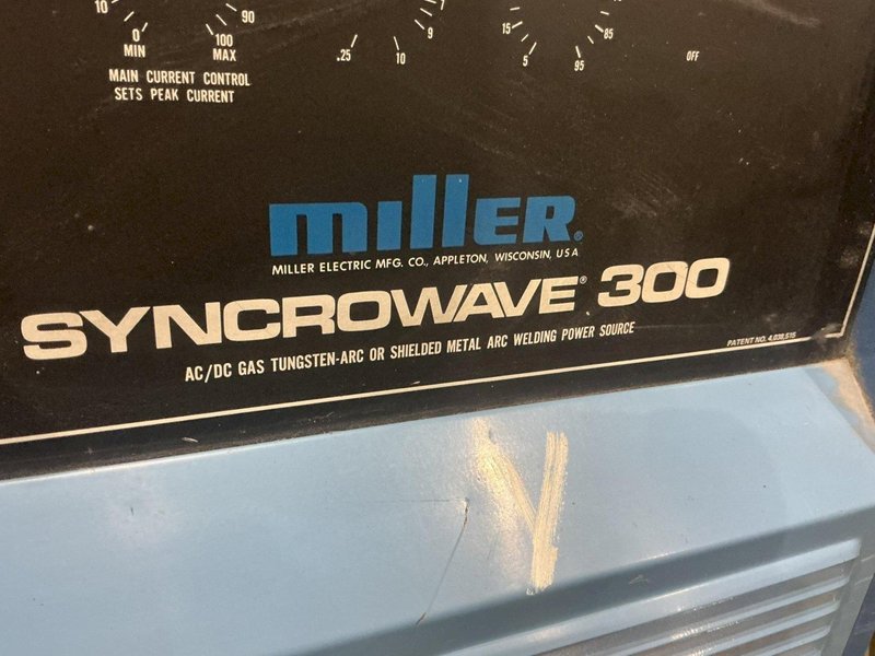 MILLER SYNCROWAVE 300 WELDER: YOBRO #26450