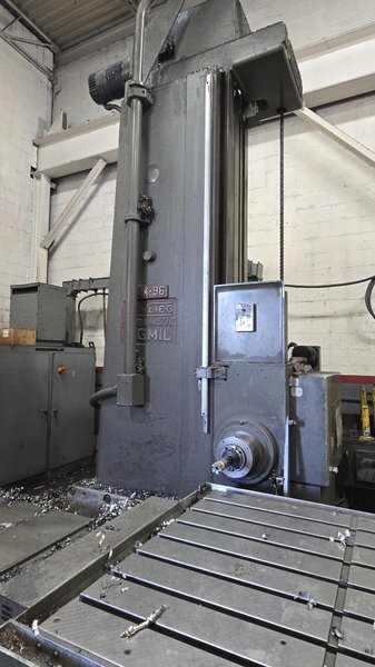 5" DEVLIEG 54K-96 HORIZONTAL BORING MILL. STOCK # 1087626