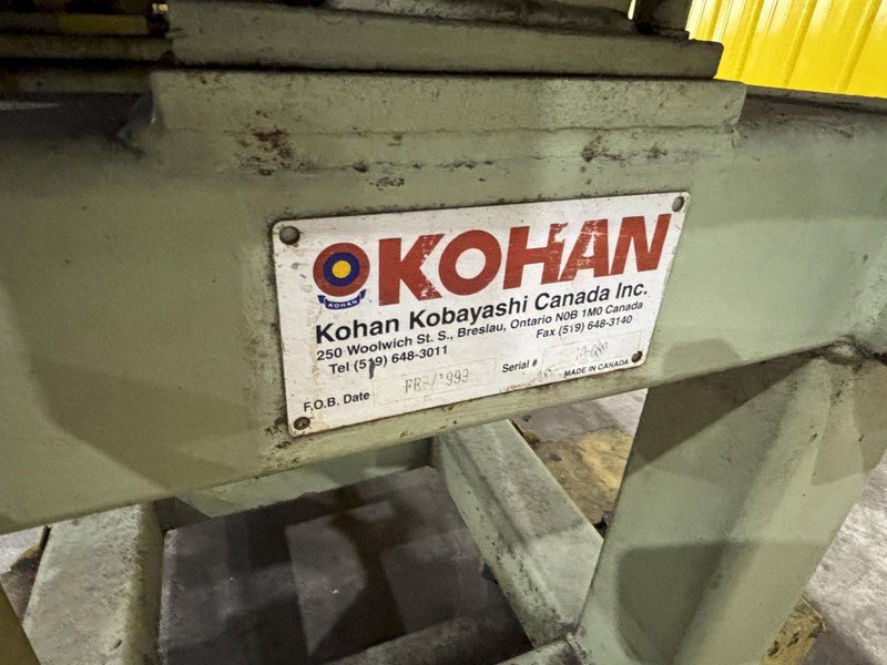 KOHAN PRESS DIE TRANSFER CHANGE OVER CART, USED ON AIDA PRESS: STOCK #22207