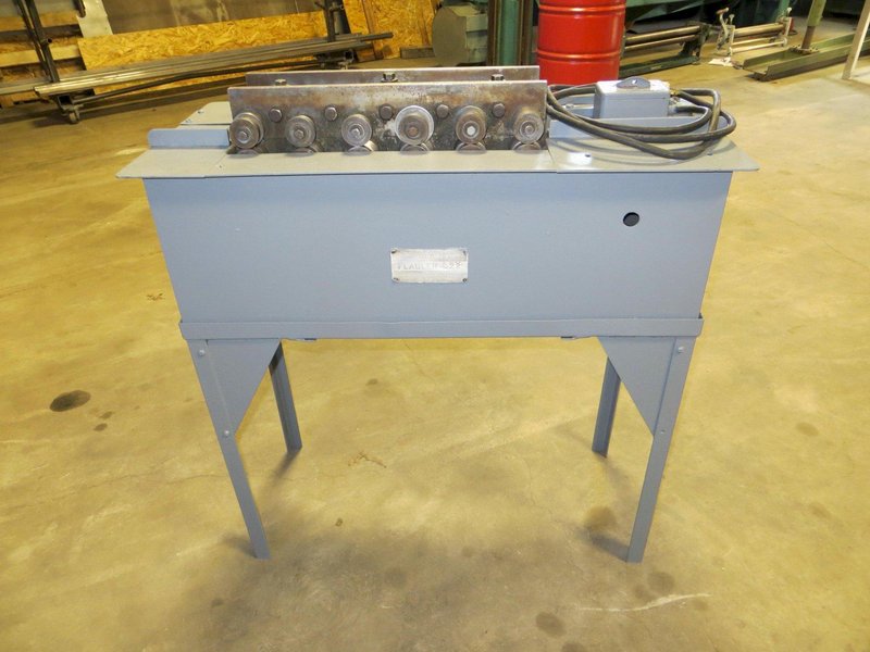 22 Ga Flagler Pittsburgh Portable Rollforming Machine w/ Drive Cleat