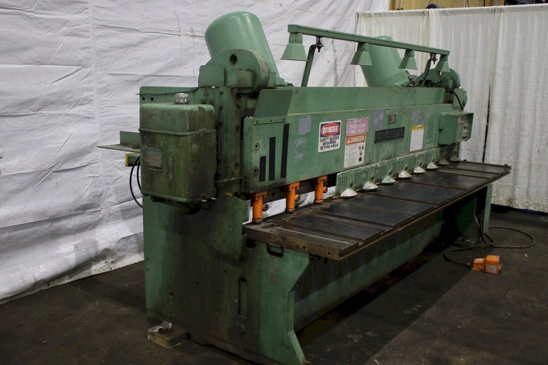 10' X 1/4" CINCINNATI POWER SQUARING SHEAR: STOCK #76284