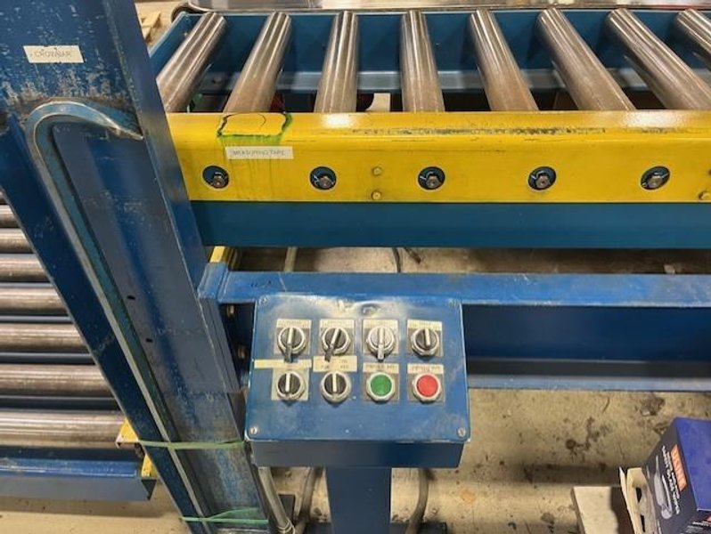 6000# X 62.5" X 120" K&amp;S STACK/CONVEYOR WITH END STOP STOCK# 3953