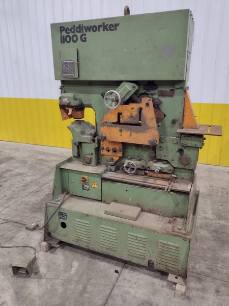 110 TON PEDDINGHAUS "PEDDIWORKER" 1100G HYDRAULIC IRONWORKER: STOCK #22724