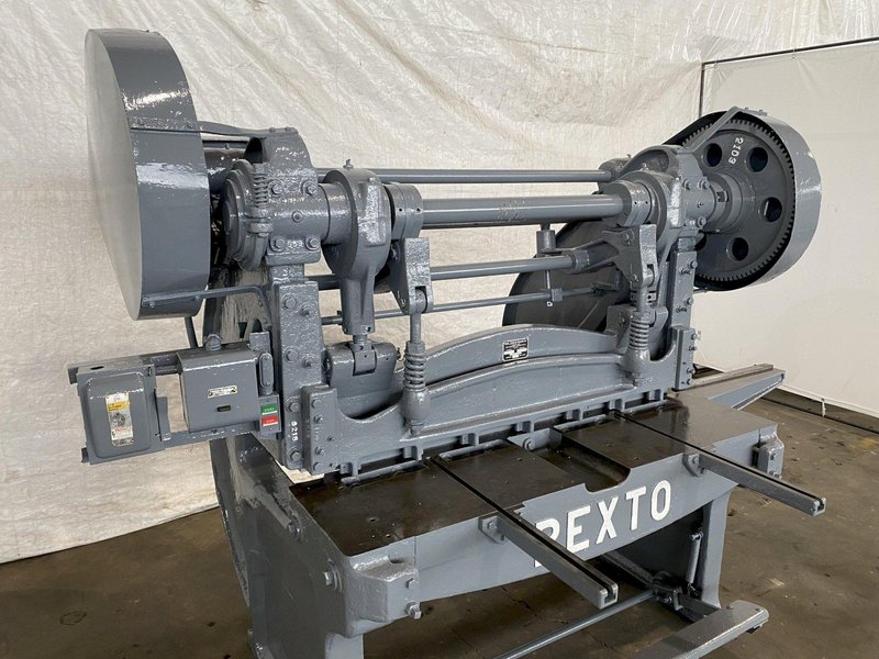 52" X 10 GA PEXTO G352C MECHANICAL SHEAR. STOCK #0315522