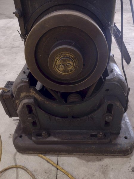 12 TON TISHKEN 2 POST MECHANICAL CUTOFF PRESS: STOCK #20520