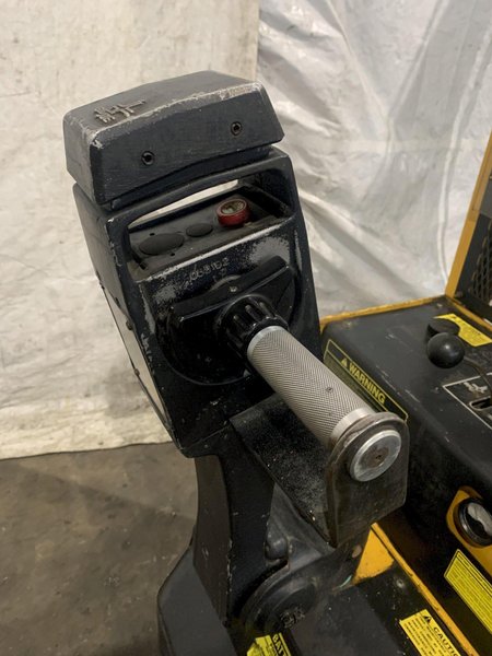 2,000 LB BIG-JOE PDI-24-A05 ELECTRIC WALK BEHIND FORKLIFT. STOCK # 1164723.