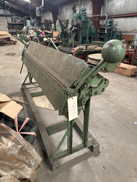 8' WYSONG MANUAL APRON BENDER BRAKE: YOBRO #26437