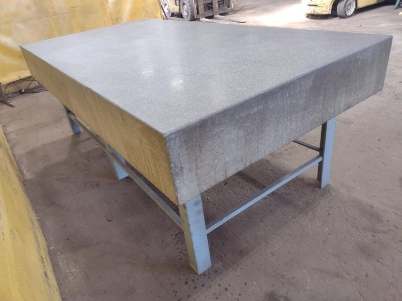 8' X 4' X 10" CHALLENGE PRECISION LAYOUT INSPECTION GRANITE TABLE: STOCK #23808
