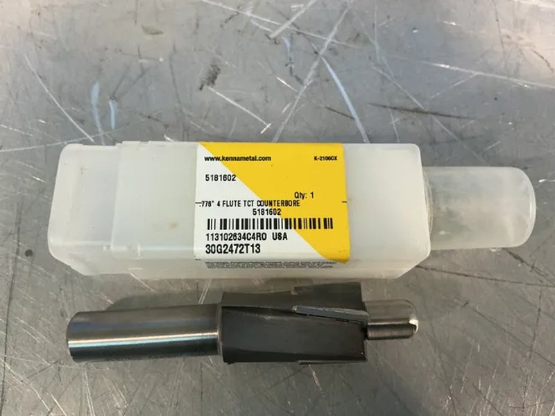 Kennametal Carbide Cutting Tools, Tct Counterbores - 5898707 / 5008219 / 5181602
