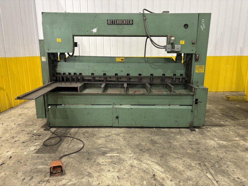 8' X 1/4" BETENBENDER HYDRAULIC POWER STEEL SQUARING SHEAR: STOCK #23332