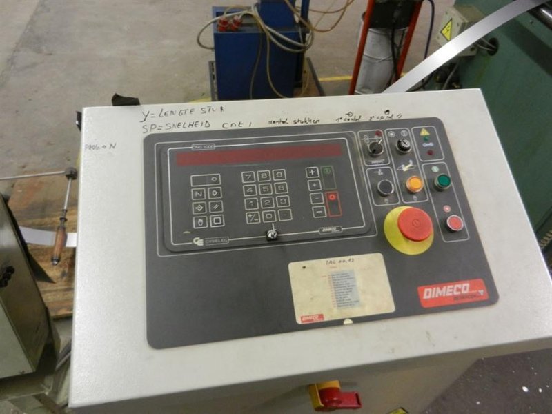 Dimeco decoil./ straight - LVD punchpress + rollforming