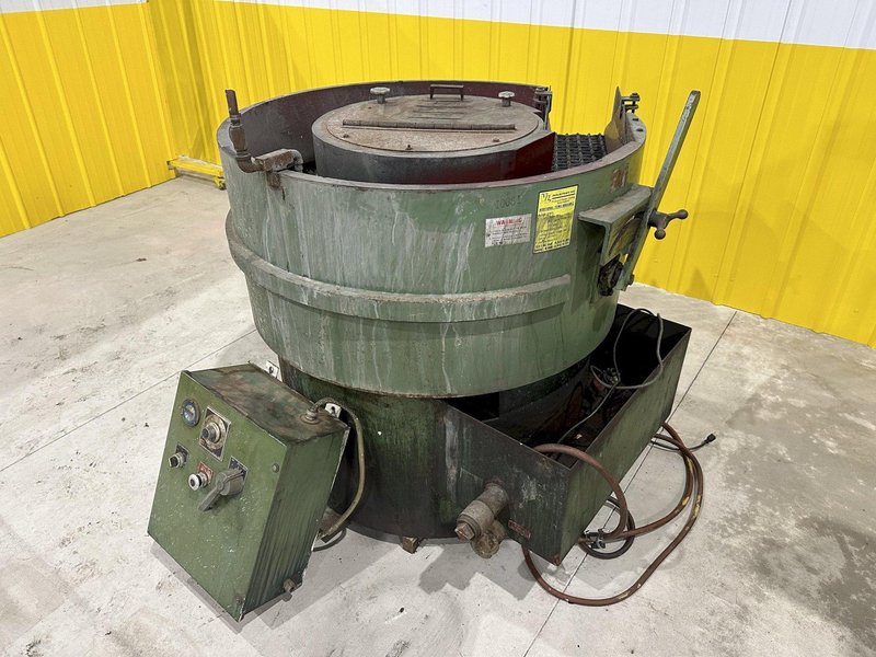 10.5 FT HAMMOND ROTOFINISH MODEL #ST-10 ROTARY BOWL VIBRATORY PARTS DEBURRING FINISHER: STOCK #20063