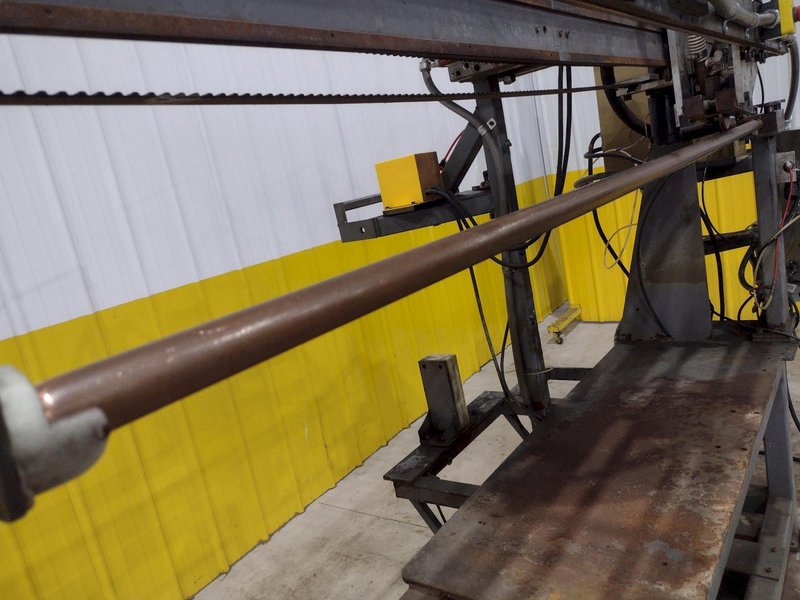 48" LONGUTUDINAL SEAM WELDER WITH ROMAN WELDER &amp; ENTRON CONTROLS: STOCK #21743