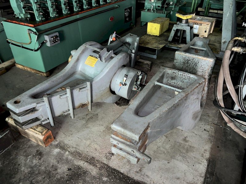 400 TON x 16' RODGERS MODEL #1F400 HYDRAULIC INCLINED FRAME HORIZONTAL WHEEL PRESS: STOCK #15558