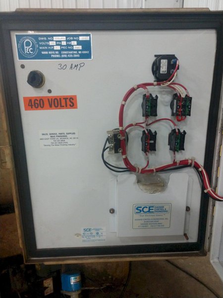 5 CUBIC FOOT ROTO-FINISH MODEL #ER-405D-00-A30 "SPIRATRON" VIBRATORY BOWL FINISHER: STOCK #13508