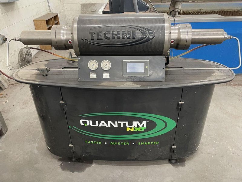 5′ x 10′ Techni TJ3000 X-2 5 Axis Waterjet, 2011