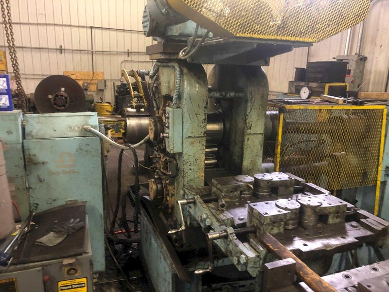 6" WATERBURY FARREL 4  HIGH NON REVERSING ROLLING MILL W/EDGING Stock # 14171