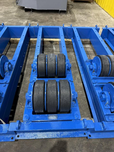 40 TON (80,000 LBS) ARONSON POWERED TANK TURNING ROLLS, 1 DRIVE &amp; 3 IDLERS: YOBRO #26164
