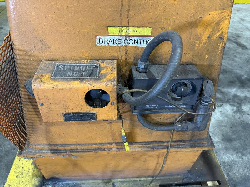 2500 LBS X 24" COOPER WEYMOUTH DOUBLE END PULL-OFF COIL REEL UNCOILER: STOCK #22620