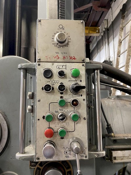 4" DEVLIEG 4H-60 HORIZONTAL BORING MILL. STOCK # 0847222