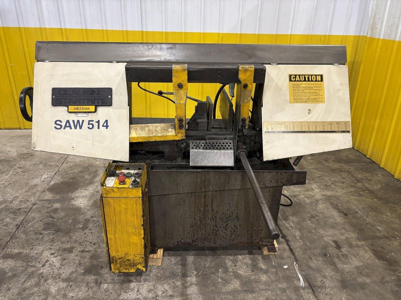 10" CLAUSING STARTRITE MODEL #HB250M HORIZONTAL BANDSAW: YOBRO #23854