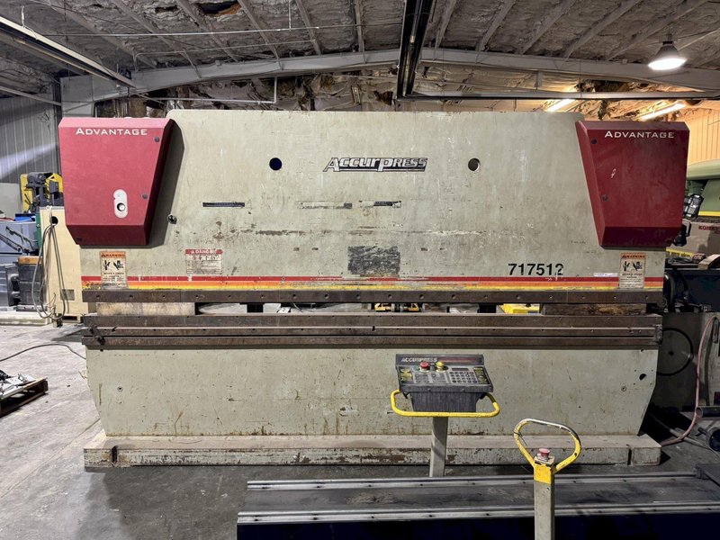 1 - PREOWNED ACCURPRESS ADVANTAGE CNC 12' X 175 TON PRESS BRAKE, MODEL #: 717512, S/N: 10254, YEAR: 2008
