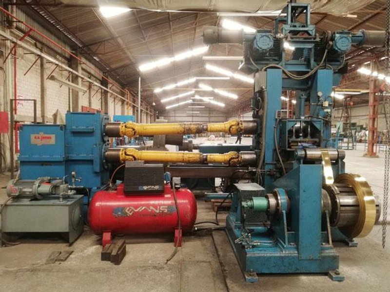 3.5"(88.9mm) X 11"(280mm) X 14"(356mm) BHS-TORIN 2/4 HIGH ROLLING MILL (13795)