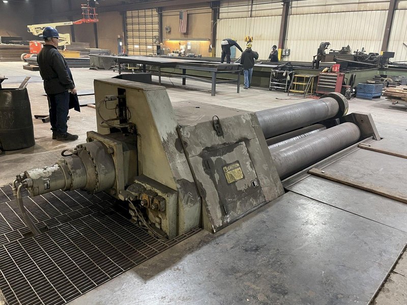 10' X 1-3/16" BERTSCH CENTURY II HYDRAULIC PLATE ROLL: STOCK #14196