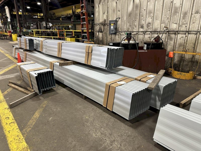 15 STAND X 3” X 50” PEARSON ROLLFORMER, TOOLED FOR 36" LOC SEAM ROOF PANELS: YOBRO #24758
