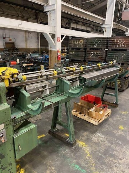 3/8" Lewis Model 8CV Wire Straightener and Cutoff Machine