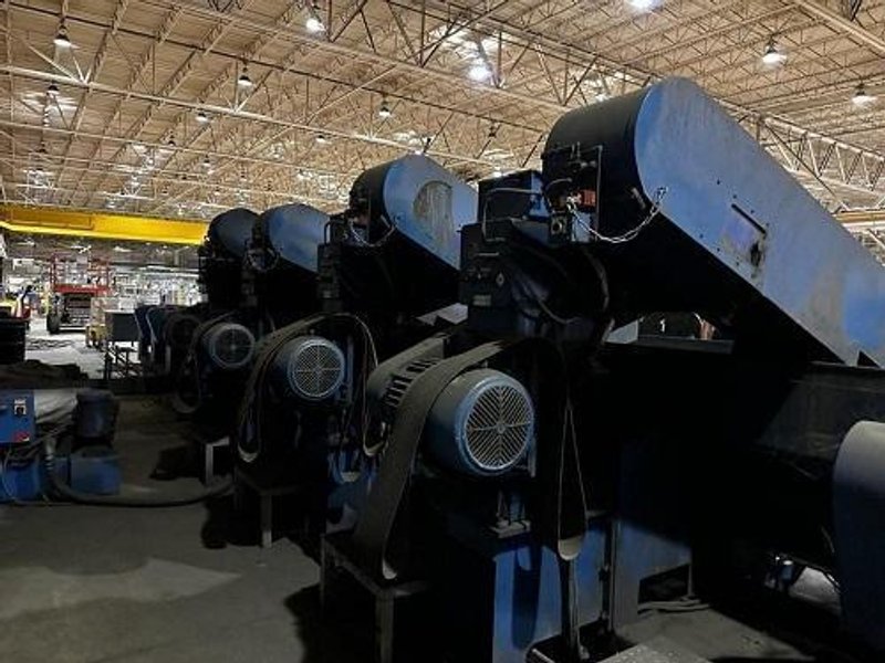 8" OD 4 HEAD TUBE POLISHING LINE