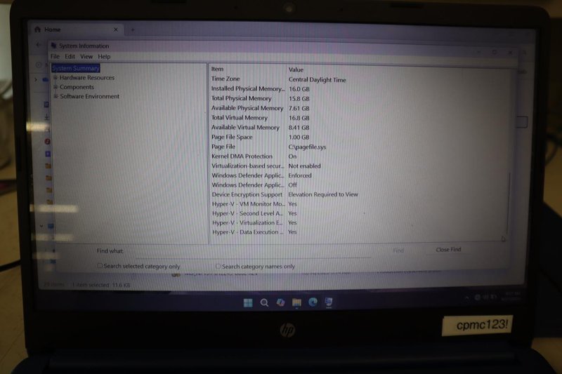 (4) Hewlett Packard Model 14-dq0055dx Laptop Computers, System info in photos.- Auction Item