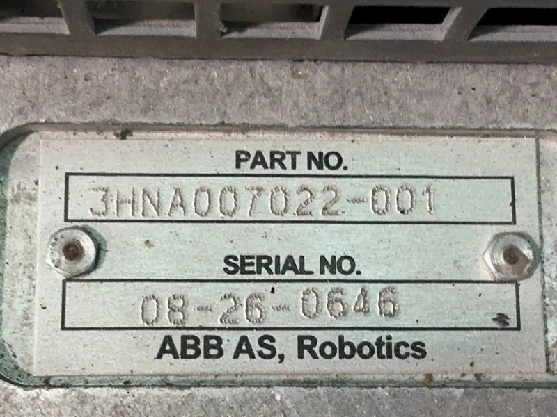 ABB Robotic Valve Controller - 3hna007022-001