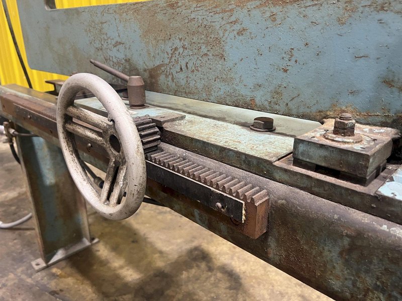 60" X 10 GAUGE NIAGARA MODEL #31-ARC MECHANICAL CIRCLE SHEAR : STOCK #19317
