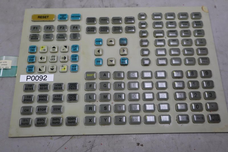 Used  HAAS 61-0201 Machine Tool 610201 Membrane Keyboard