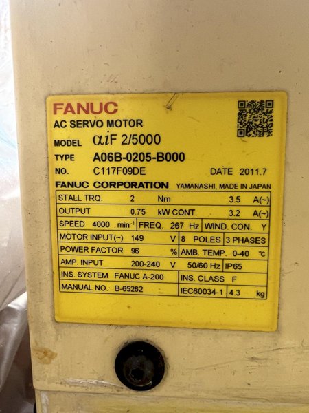 2012 Nikken 5AX130 Used CNC 5th Axis Rotary Table Fanuc Motor A06B-0205-B000