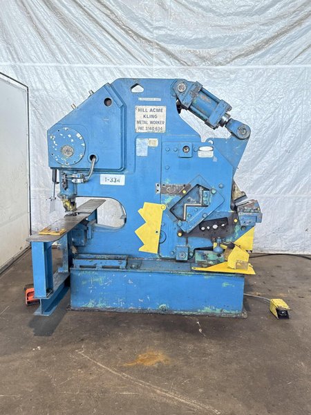 105 TON HILL ACME NO 6 IRONWORKER. STOCK # 0663825