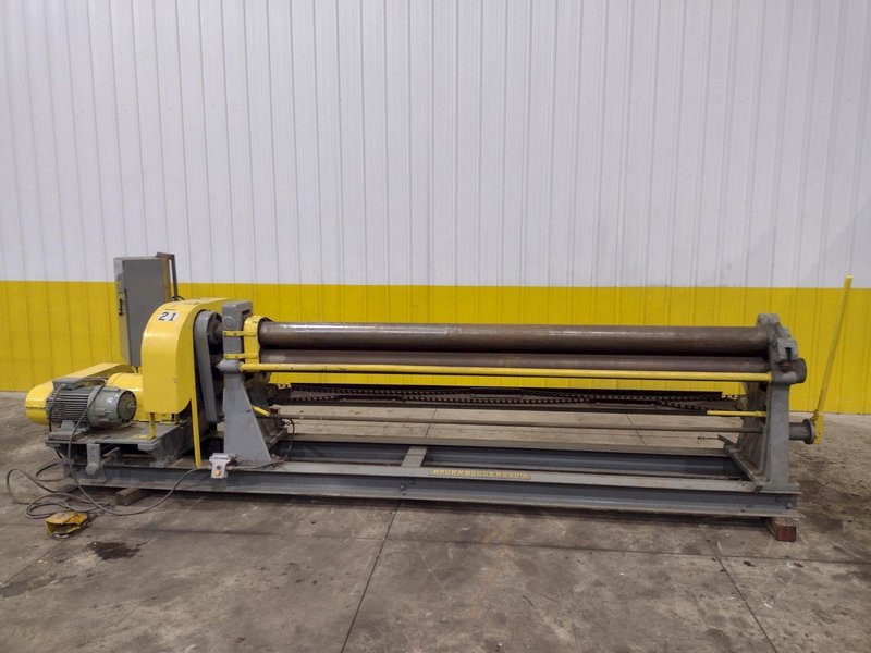 10' X 12 GA BROWN &amp; BOGGS MODEL #90-A INITIAL PINCH BENDING ROLL: YOBRO #24377