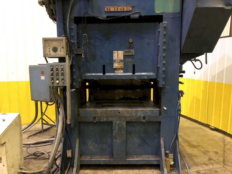125 TON FEDERAL MODEL S2-125-48-30 STRAIGHT SIDE SSDC STAMPING PRESS, 6" STROKE: STOCK 16276