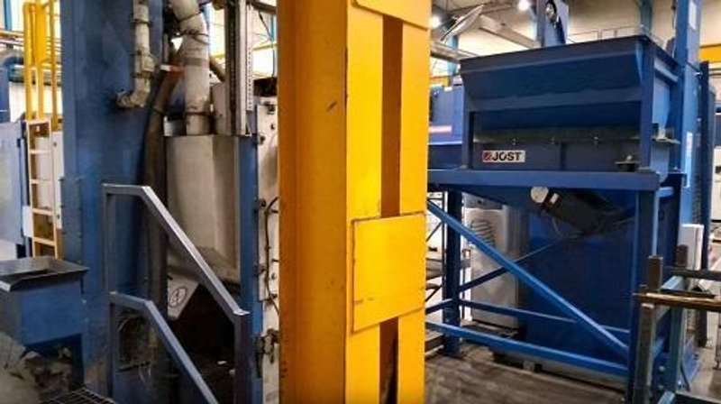 WALTHER TROWAL THM400/2 SHOT BLAST MACHINE (2013)