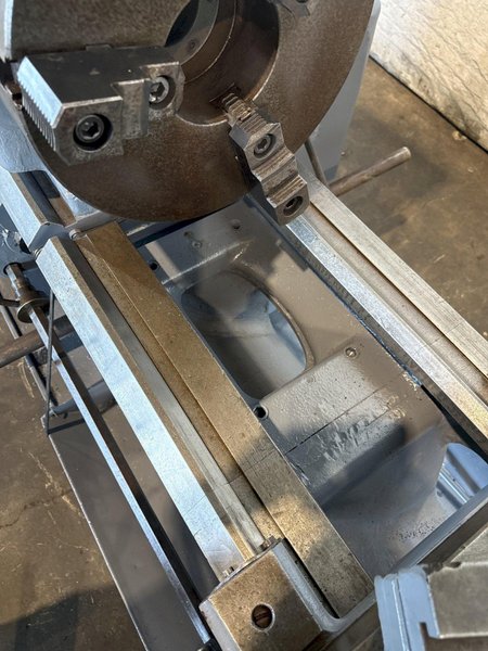 24" X 168" TOS TRENCIN SN55U ENGINE LATHE. STOCK # 0561325.