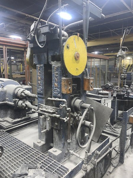 4 STAND FENN / WATERBURY FARRELL FLAT WIRE ROLLING MILL LINE: STOCK #13899
