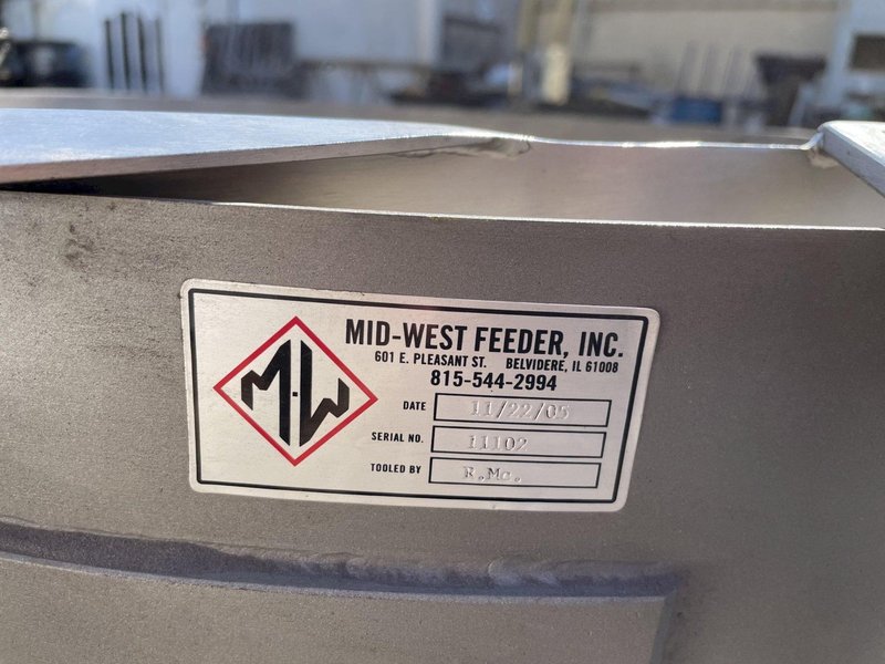 36" Midwest CCW Vibratory Bowl