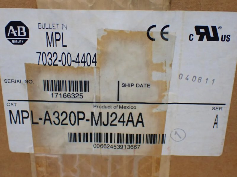 Allen-bradley Servo Motor - Mpl-a320p-mj24aa