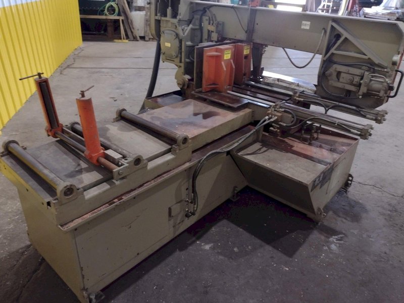 13" x 20" COSEN MODEL #C500MNC FULLY PROGRAMMABLE AUTOMATIC MITER HORIZONTAL BANDSAW: STOCK #18782