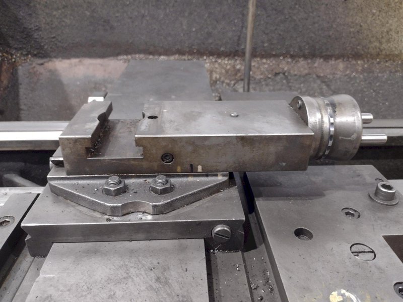 13" X 50" CLAUSING COLCHESTER MODEL #13 ENGINE LATHE 1.65" HOLE: STOCK #23357