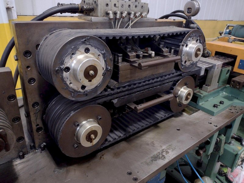 BURR OAK MODEL #VBHB RETURN TUBE BENDER &amp; MODEL #MTCO STRAIGHTENER FEEDER: STOCK #15868