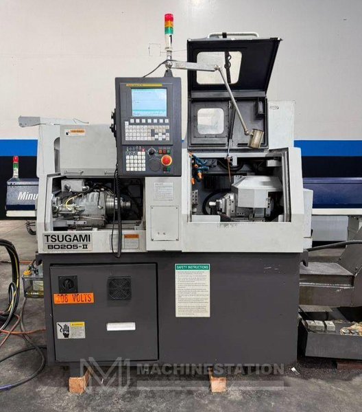 Tsugami B0205-II CNC Swiss Type Automatic Lathe
