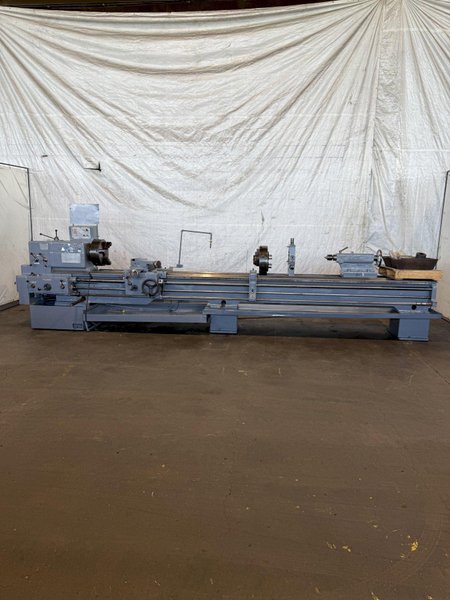 24" X 168" TOS TRENCIN SN55U ENGINE LATHE. STOCK # 0561325.
