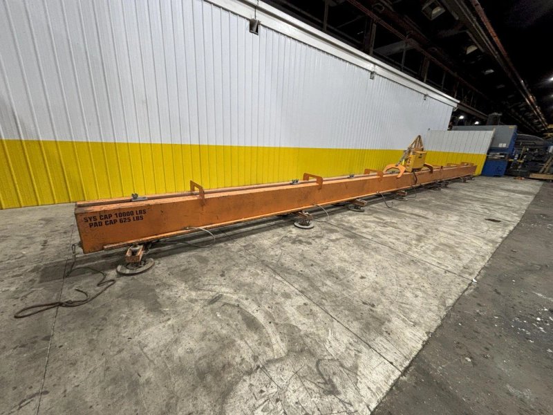 10,000 LBS X 50' X 8' PERMADUR SERIAS 816 VACUUM SHEET LIFTER WITH UNIVAC 1500 GENERATOR STOCK# 4470